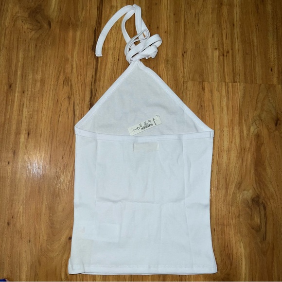 Madewell white halter tank - Picture 7 of 9